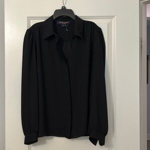 Beautiful black Louis Vuitton uniform blouse!